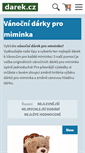 Mobile Screenshot of pro-miminka-vanocni.darek.cz