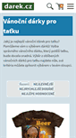 Mobile Screenshot of pro-tatku-vanocni.darek.cz