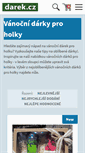 Mobile Screenshot of pro-holky-vanocni.darek.cz