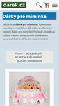 Mobile Screenshot of pro-miminka.darek.cz