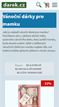 Mobile Screenshot of pro-mamku-vanocni.darek.cz