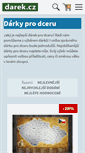 Mobile Screenshot of pro-dceru.darek.cz