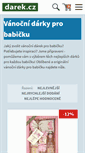 Mobile Screenshot of pro-babicku-vanocni.darek.cz